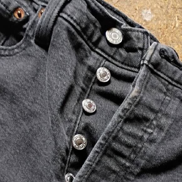 Juniors Ribcage Levis Button Fly - Picture 5 of 5